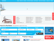 Tablet Screenshot of basrareal-estate.com